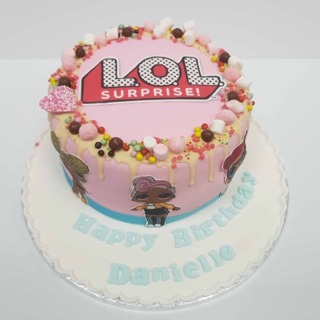 Lol Theme Birthday Cake - LOL Surprise Doll Birthday Cake | Luscious Lovelies Cakes - How cute is this lol surprise doll cake.