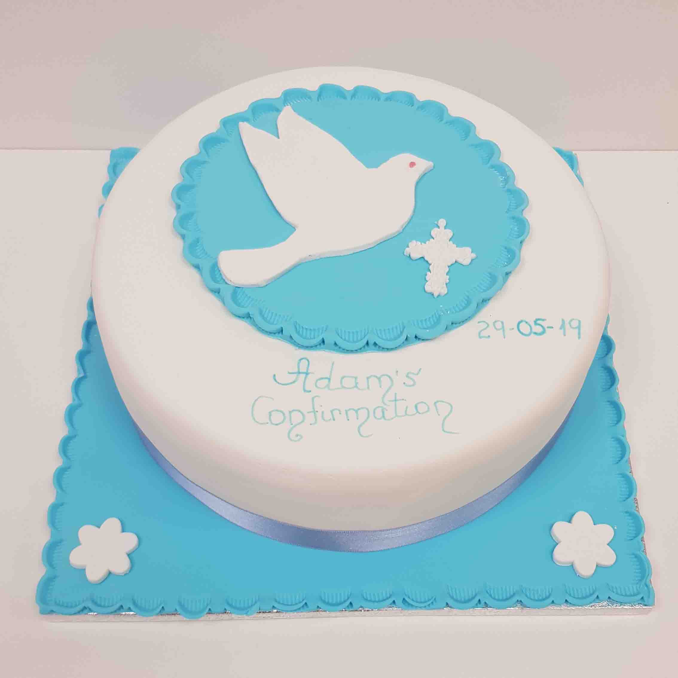 Confirmation Dove Cake - Quigleys