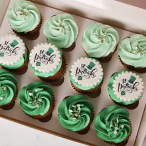 St.Patrick's Day Cupcakes - Optional add your logo