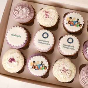 International Women's Day Cupcakes Add your logo