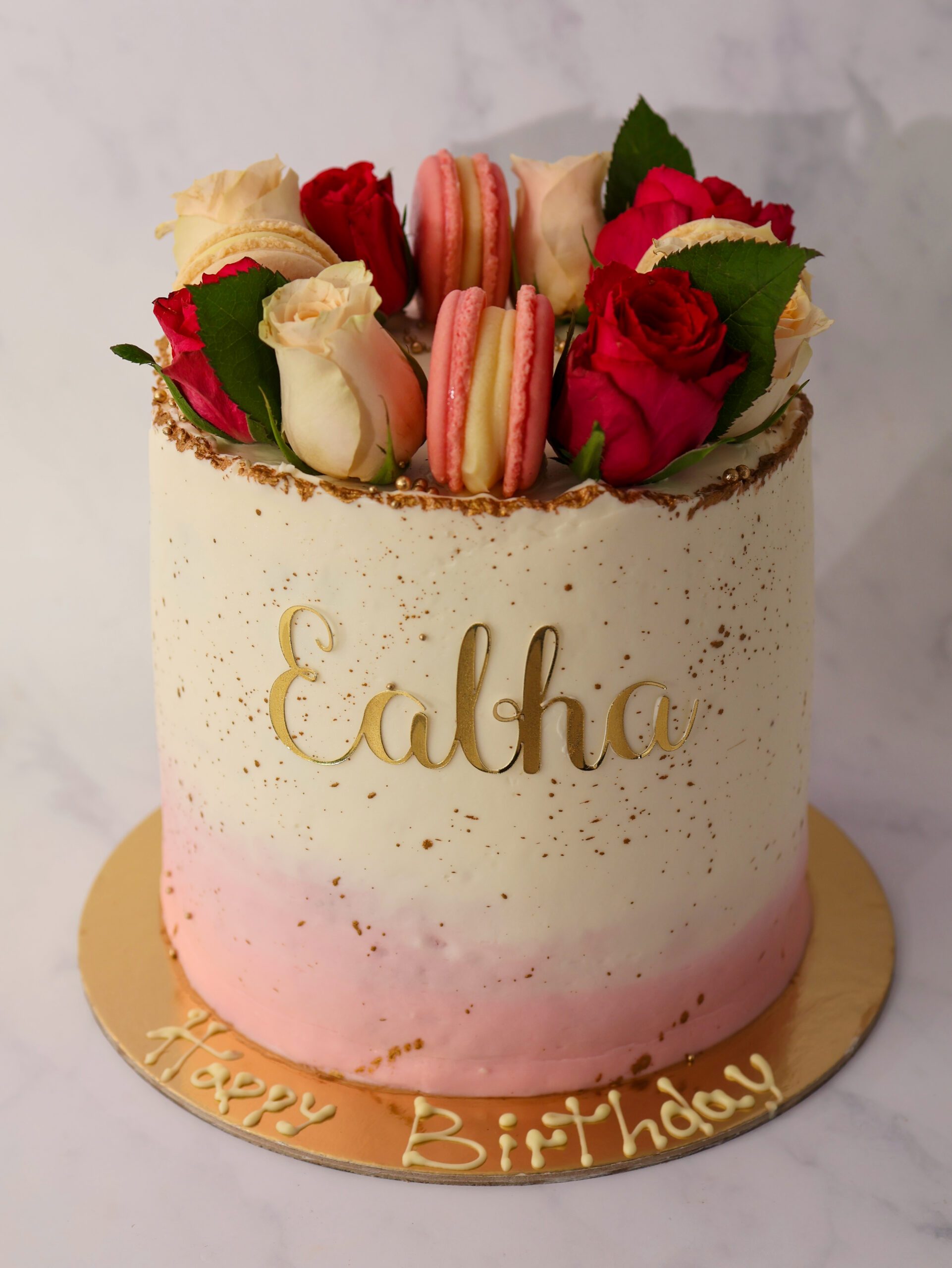 Luxury Cake Pink & White - Image 5