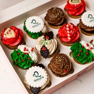 Christmas Logo Cupcakes