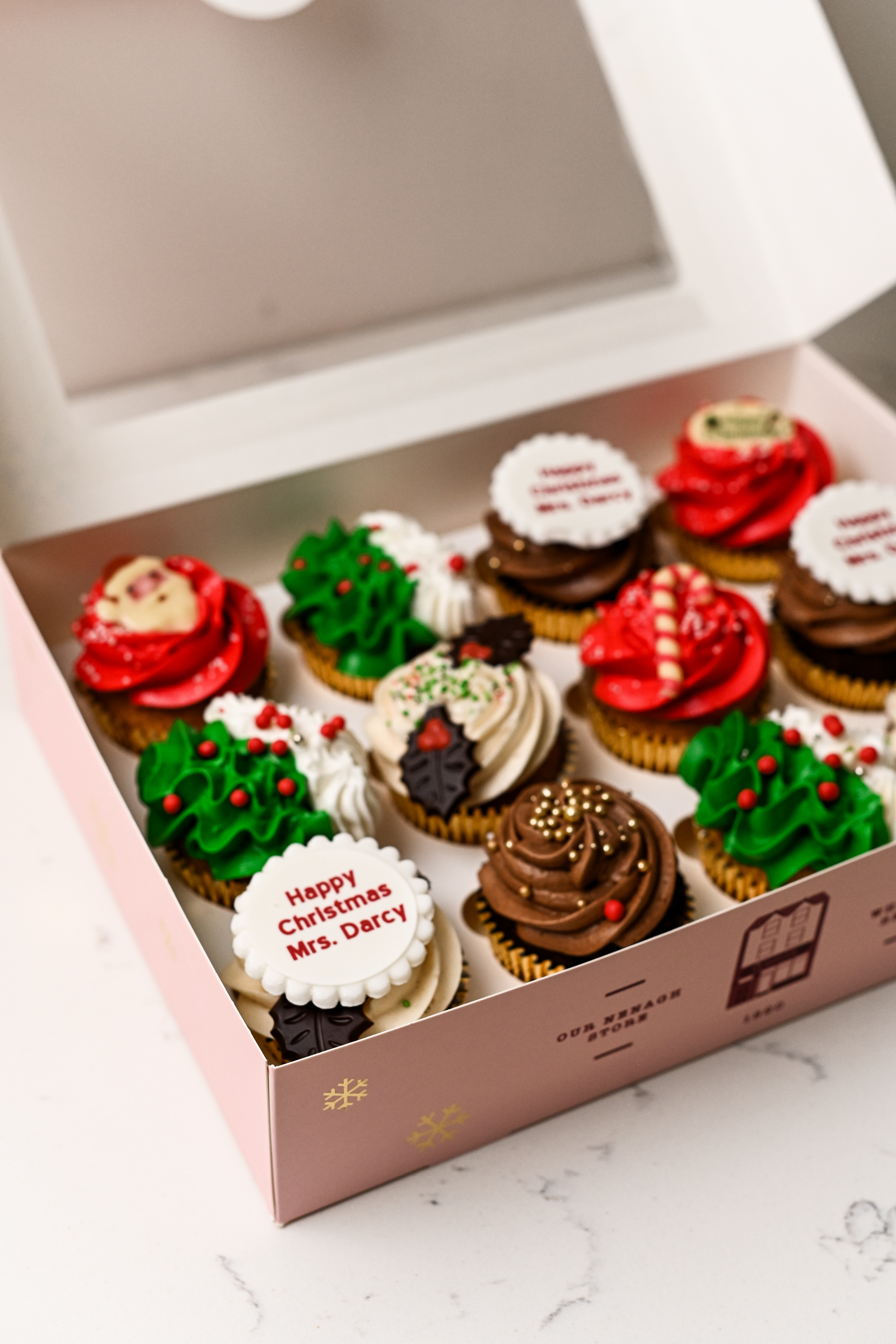 Christmas Special Message Cupcakes - Image 2